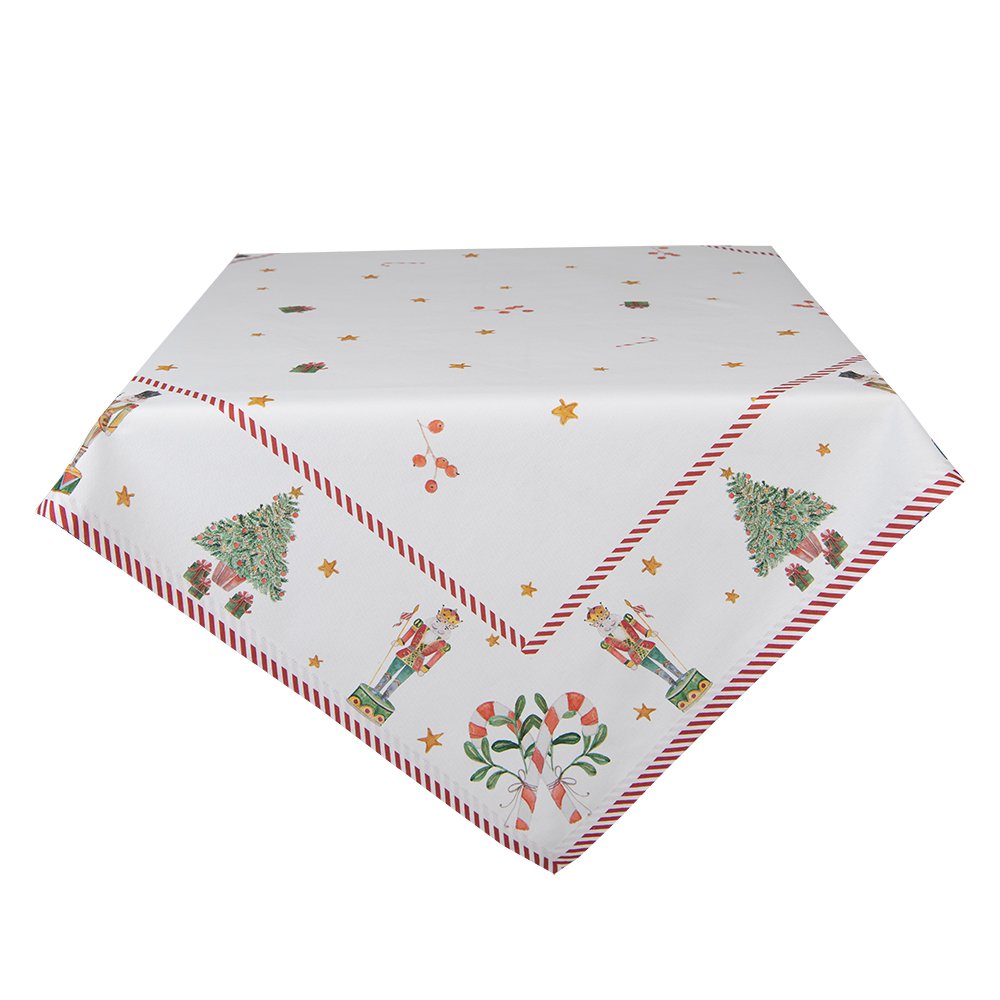 Kerst Tafelkleed Notenkrakers - 100x100 cm - Katoen