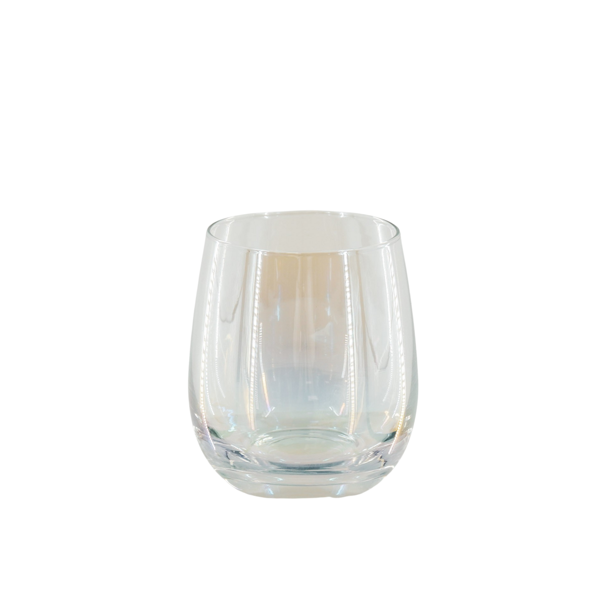 Vrolijke Regenboog Waterglazen Set - 2 Stuks | 8,5x9,5cm