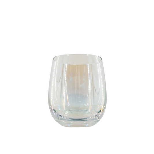 Vrolijke Regenboog Waterglazen Set - 2 Stuks | 8,5x9,5cm