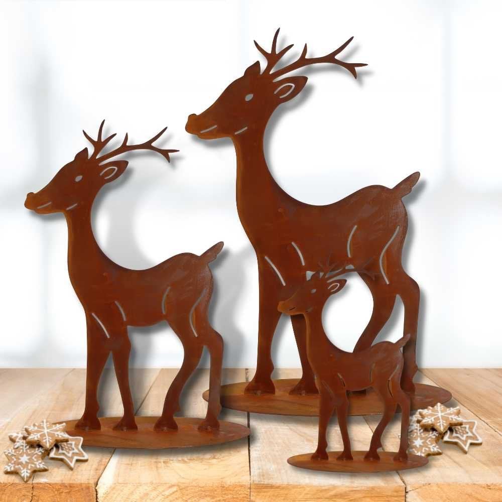 Decoratief Metalen Rendier Roest - Tuinfiguur Hert