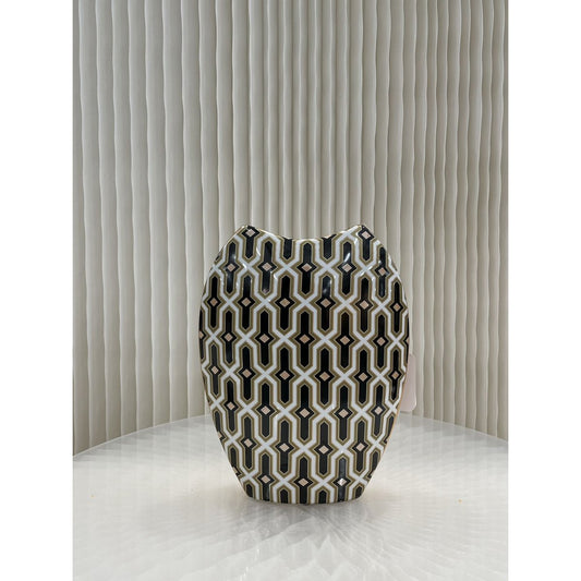 Vintage Porselein Vaasje Klein - Charmante Retro Woonaccessoire