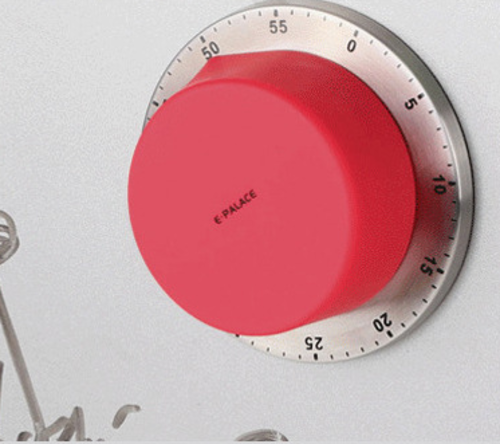 RVS Keuken Timer - Mechanische Wekker met Magneet