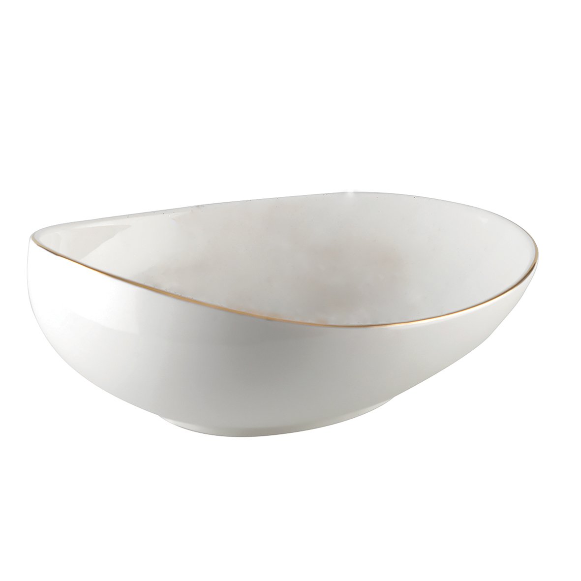 Witte Keramiek Soepkom - Creuse Schaal 22cm