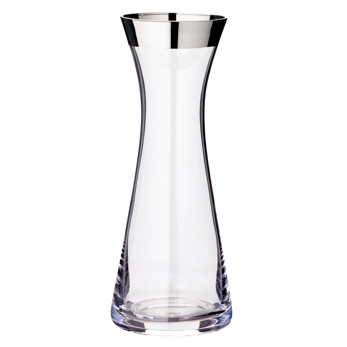 EDZARD Luxe Karaf Hendrik | Mondgeblazen Kristal met Platina Rand
