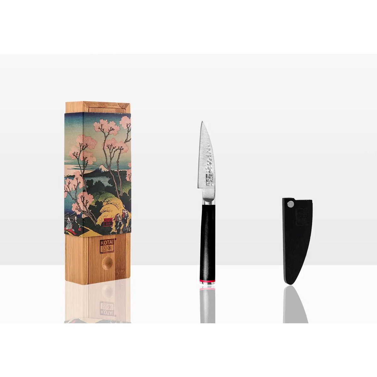 Premium Paringmes 90mm met Bamboe Saya en Opbergdoos
