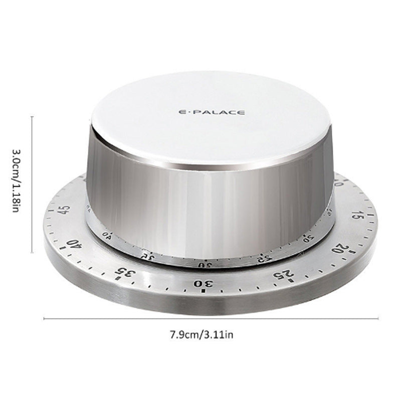 RVS Keuken Timer - Mechanische Wekker met Magneet