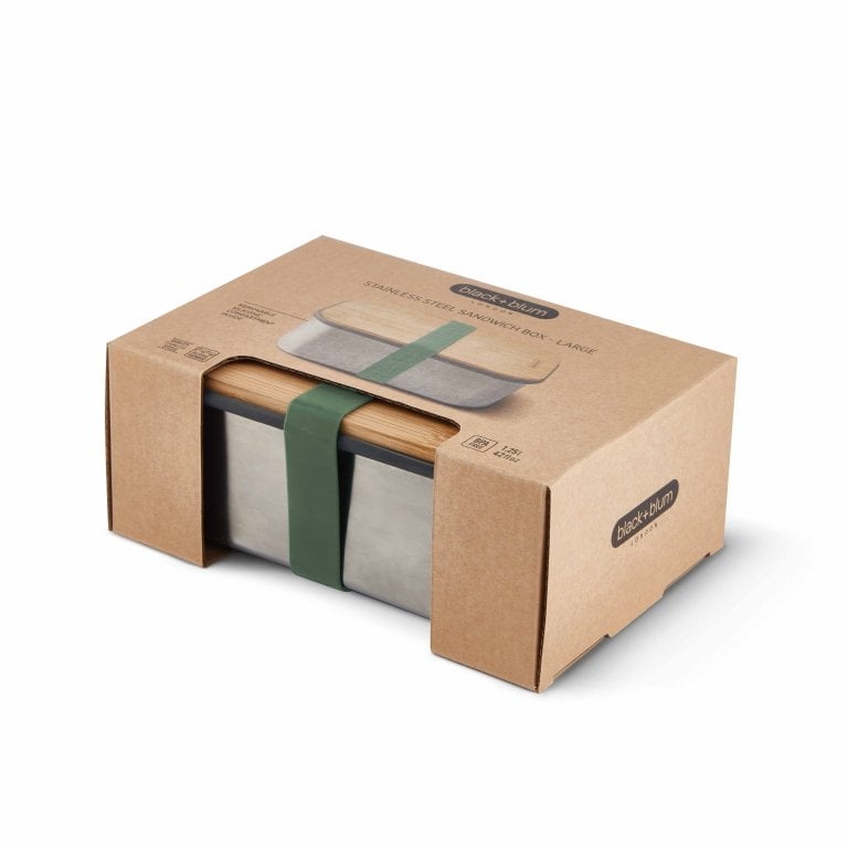 Black+Blum Sandwich Box Large - Premium Broodtrommel 190x135x75mm