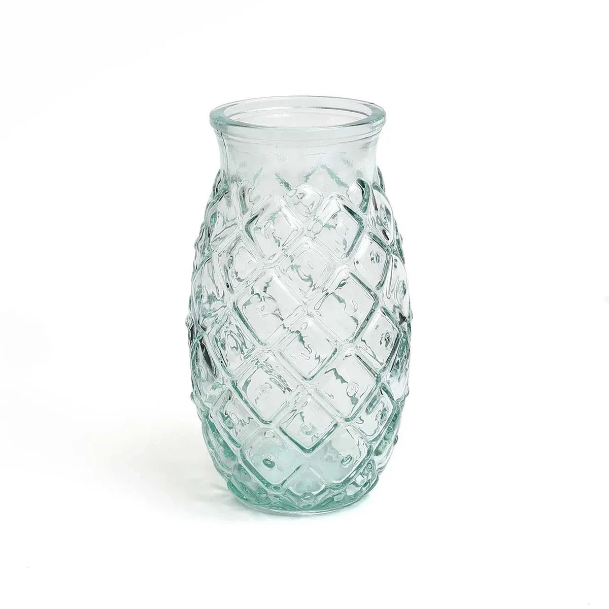 Groot Tropisch Ananasglas Blauw Large | Zomerse Cocktails XL