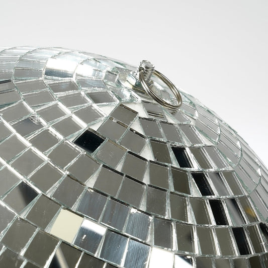 Kerst Discobal Zilver - Ø50cm XXL Spiegelende Kerstdecoratie