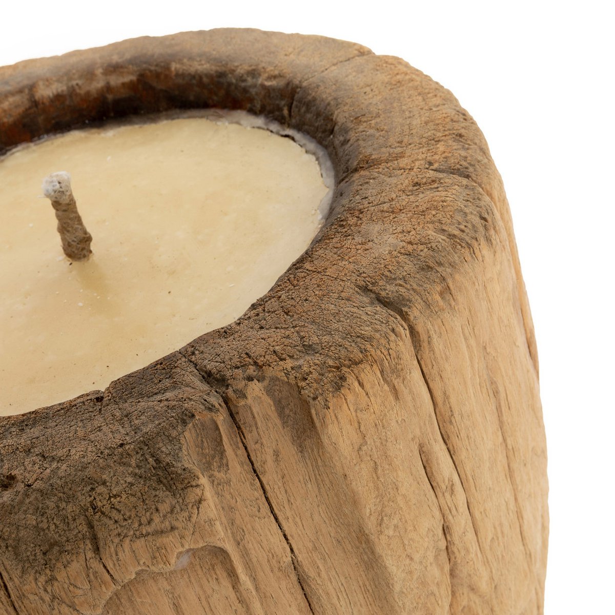 Natuurlijke Kaarsstam - Rustieke Sfeerverlichting