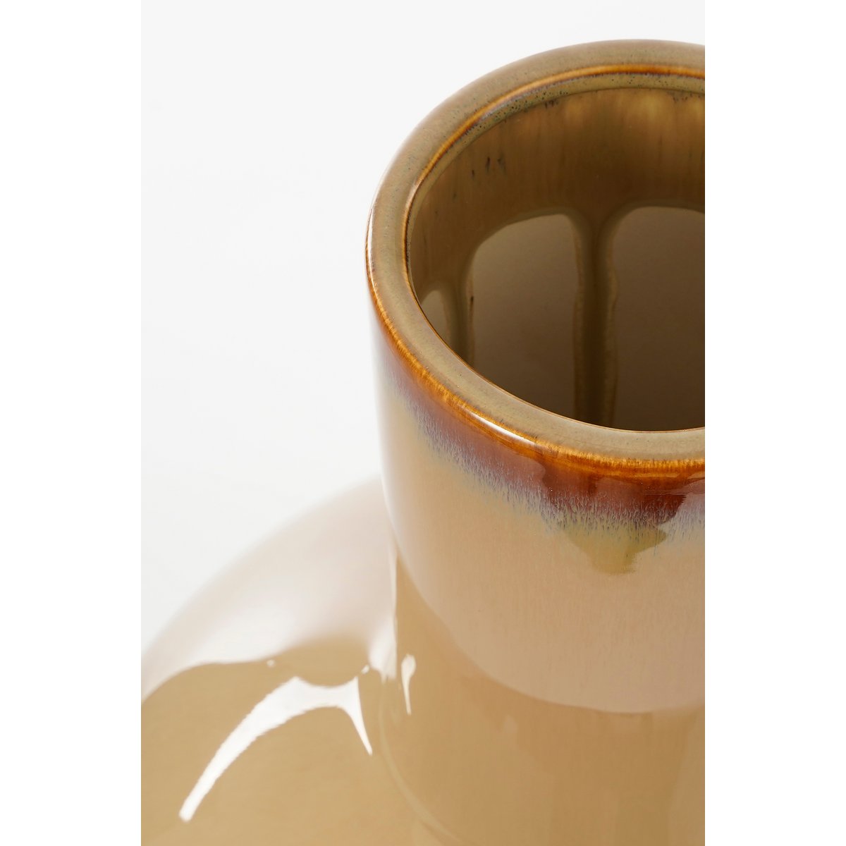 Holm Crème Elegance Keramiek Vaas