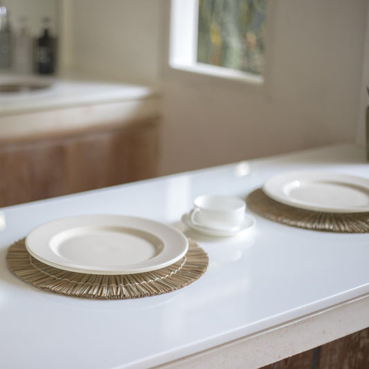 ALANG Zeegras Placemats - Natuurlijke Tafelset 35cm