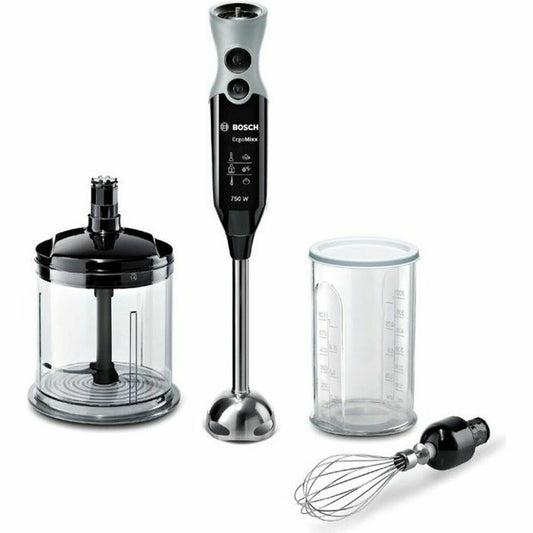 BOSCH MSM67160 Handblender - 750W RVS | 600ml Zwart