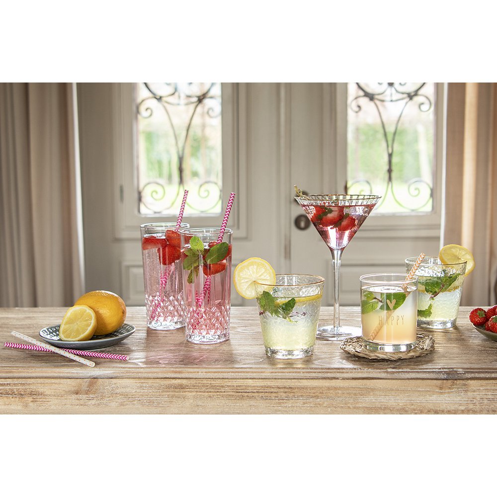 Vierkant Transparant Waterglas 300ml - 9x9cm | Moderne Stijl