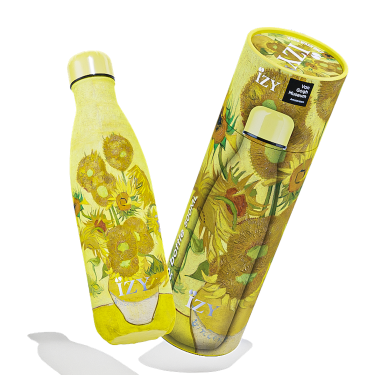 IZY Van Gogh Zonnebloemen Thermosfles - Artistieke Inspiratie