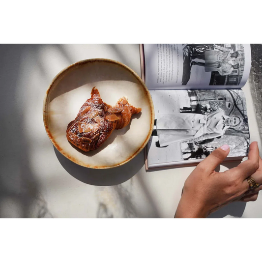 Stijlvolle Cascais Voorgerechtbordjes | Set van 6 Stuks Wit-Goud