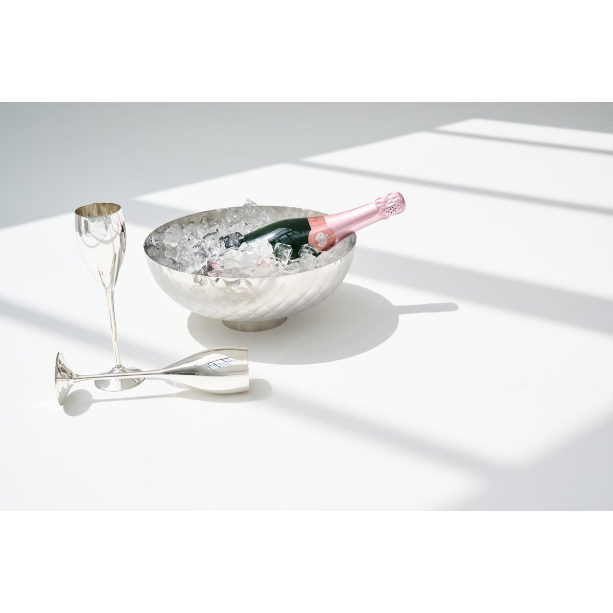 Luxe Champagne Fluiten Dodo Set - 4 Stuks | 23cm Hoog