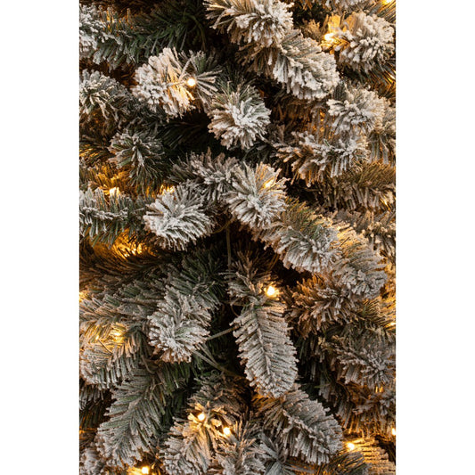 Charlton Smalle Kunstkerstboom - LED Verlichting 155cm Frosted Green