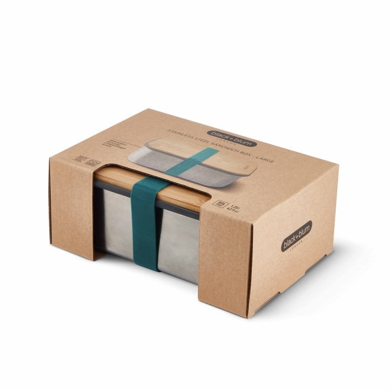 Black+Blum Sandwich Box Large - Premium Broodtrommel 190x135x75mm