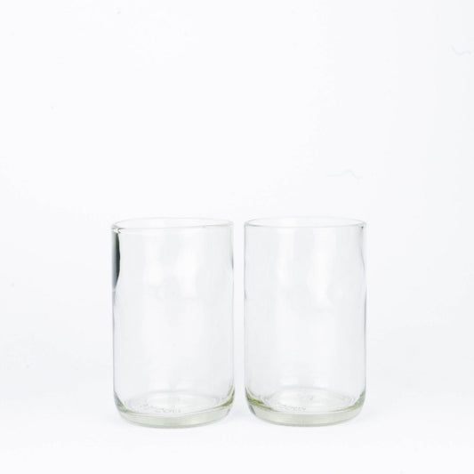Duurzame CARRY GLASS Drinkglazen 400ml - Set van 2 | Upcycling