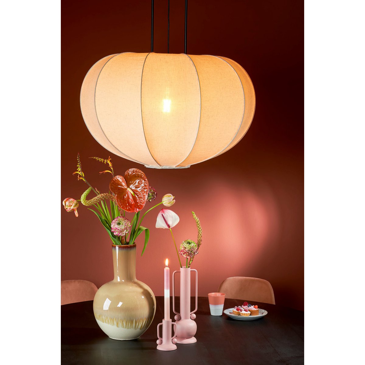 Holm Crème Elegance Keramiek Vaas