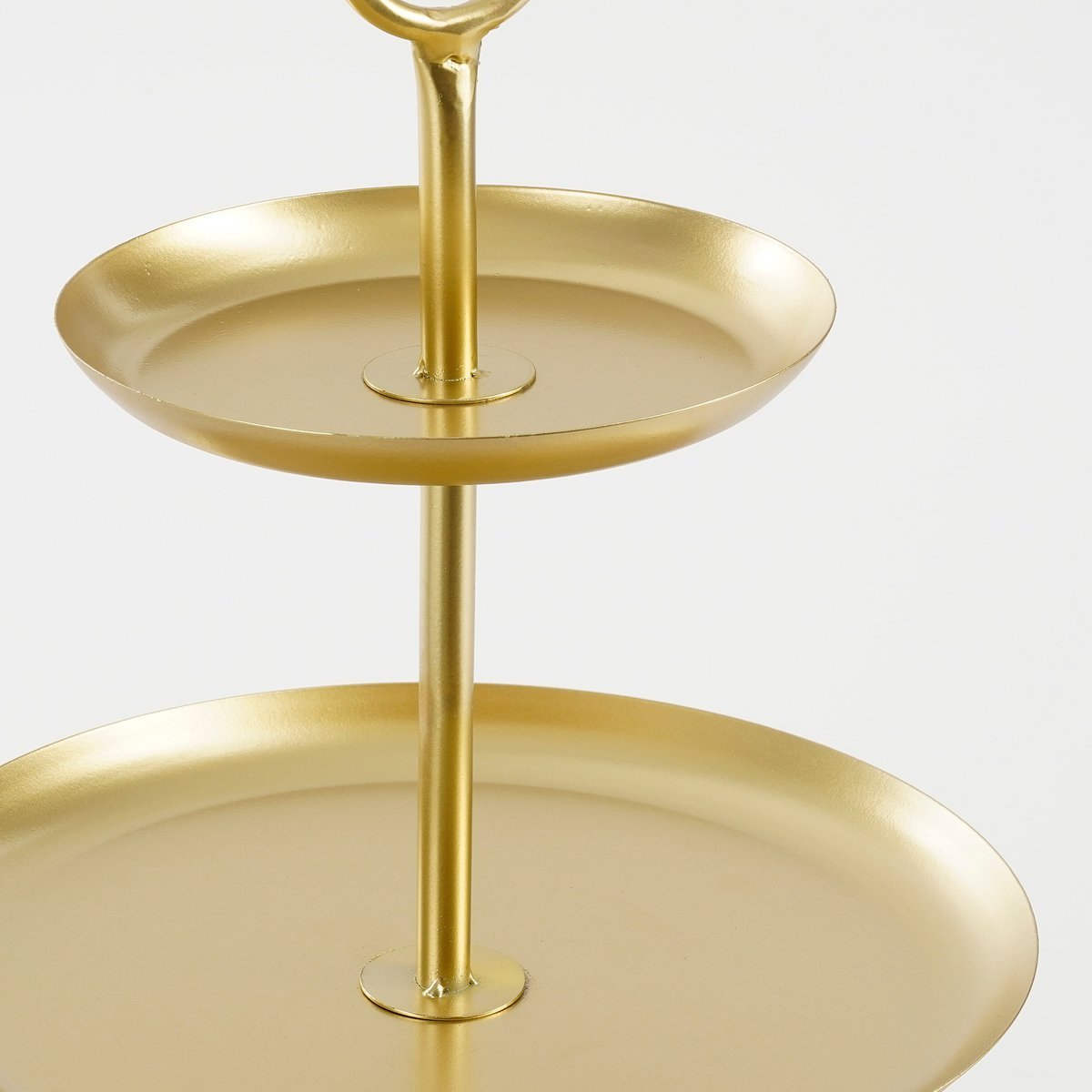 Gouden Luxe Etagère Drielaags Vierkant!