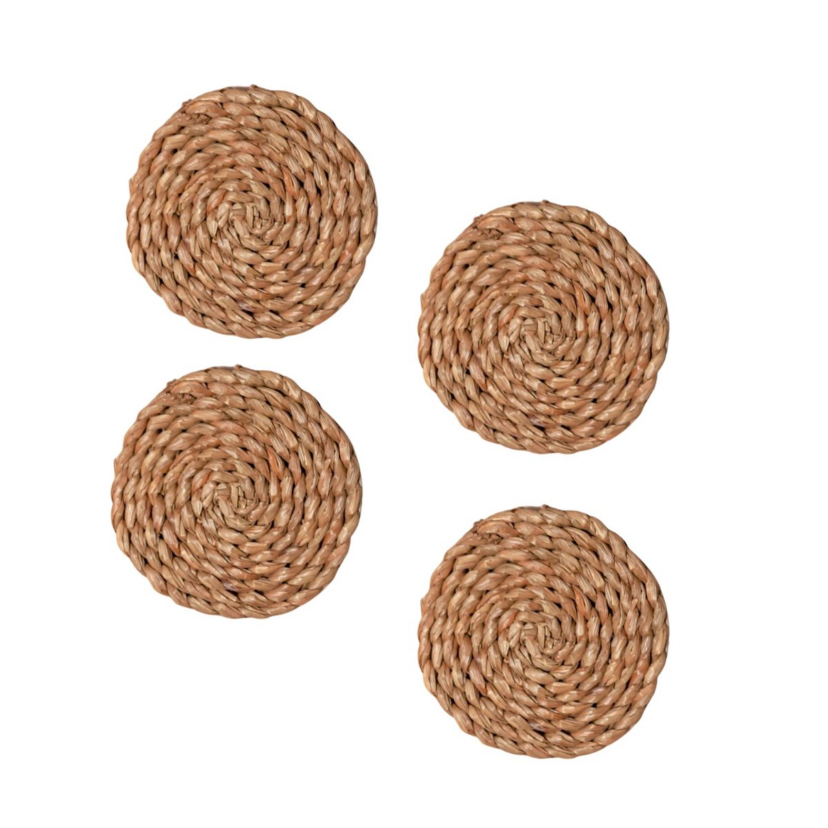SUKU Zeegras Onderzetters - Handgeweven Rond Set 4/8