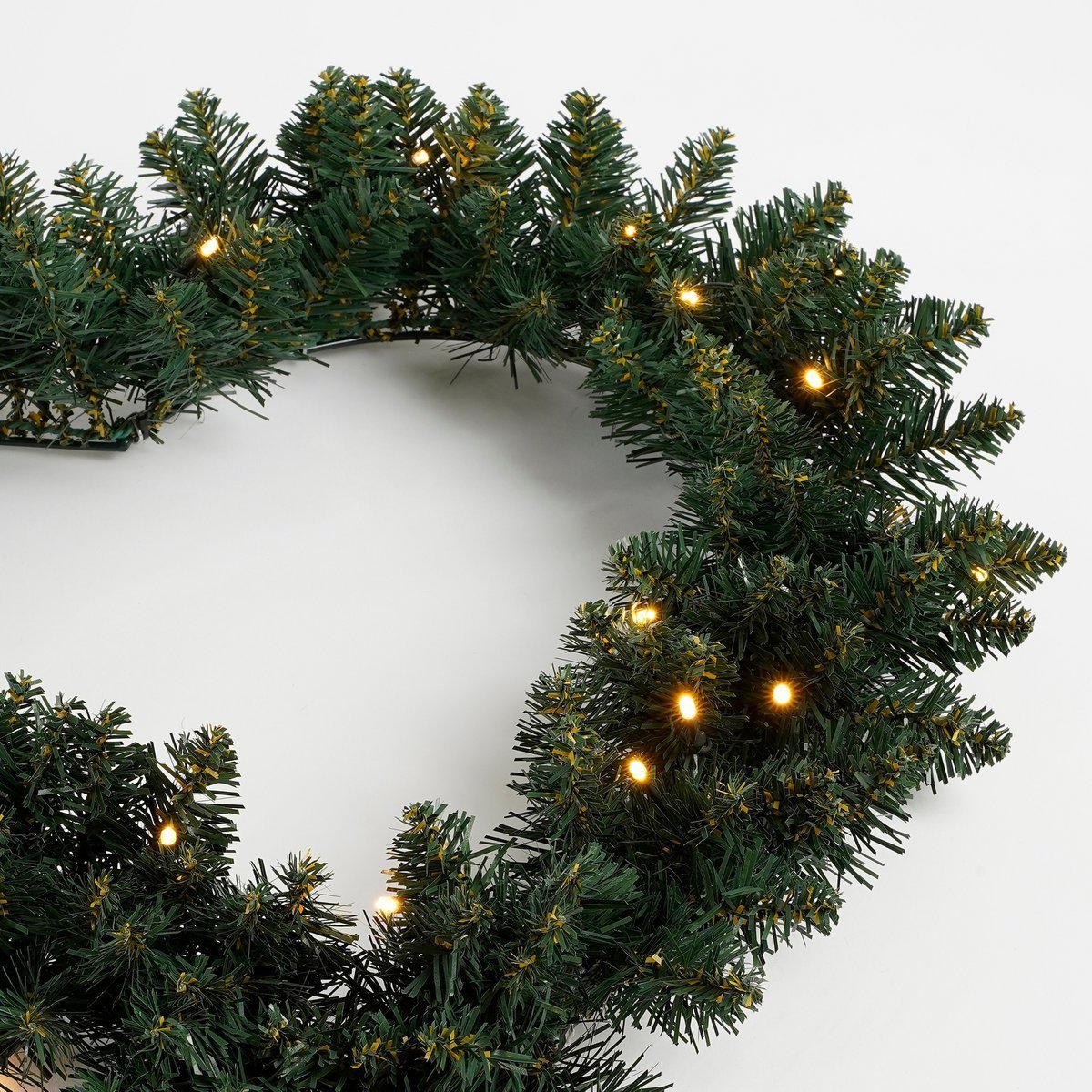 Hartvormige Kerstkrans - LED Verlichting Ø60cm