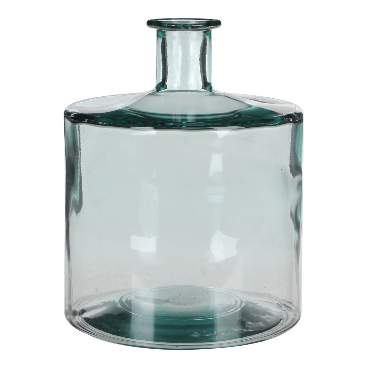 Duurzame Guan Flesvaas Transparant 26cm | Gerecycled Glas