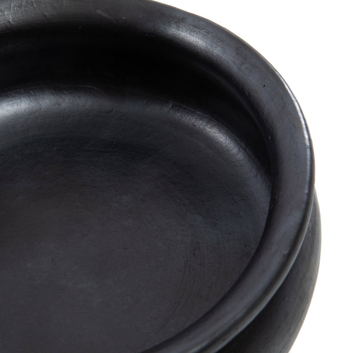 Burned Curry Pot Zwart - Terracotta Kookpot met Deksel