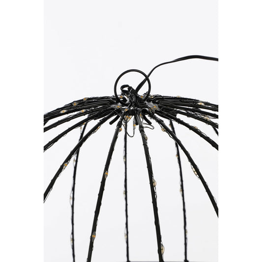 Kerstverlichting Bal Zwart - Ø60cm Warm Witte LED XL Outdoor