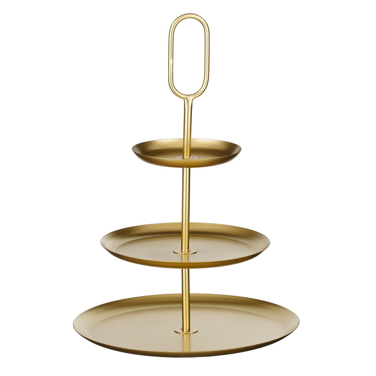 Gouden Luxe Etagère Drielaags Vierkant!