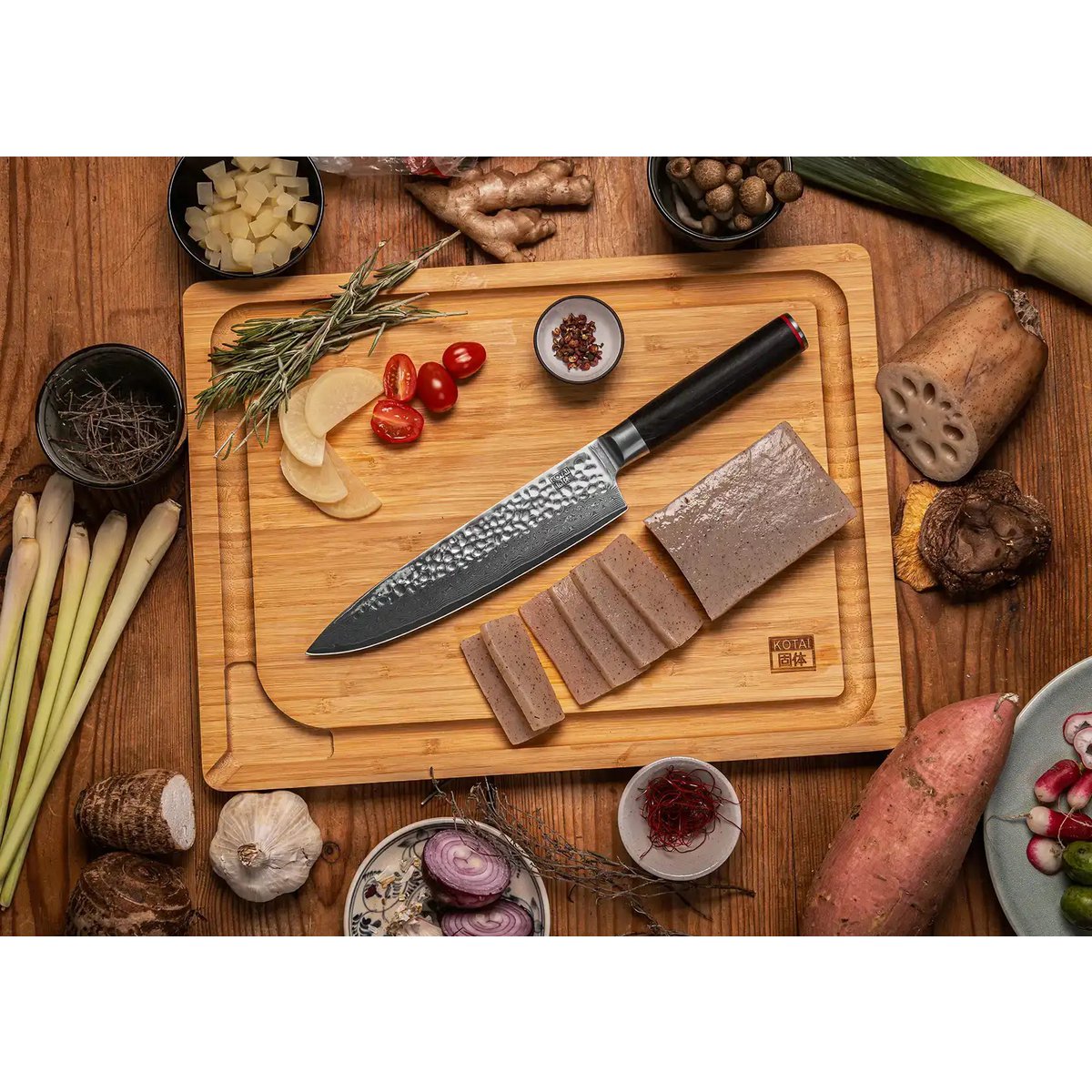 Damascus Gyuto Meestermes - Japanse Keukenlegende
