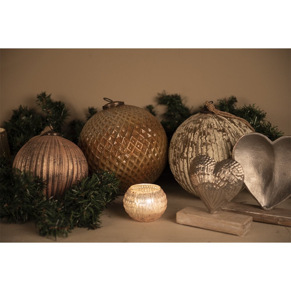 Kerstbal Vierkant XXL Gekleurd - 20x20cm Unieke Vorm Gekleurde Statement