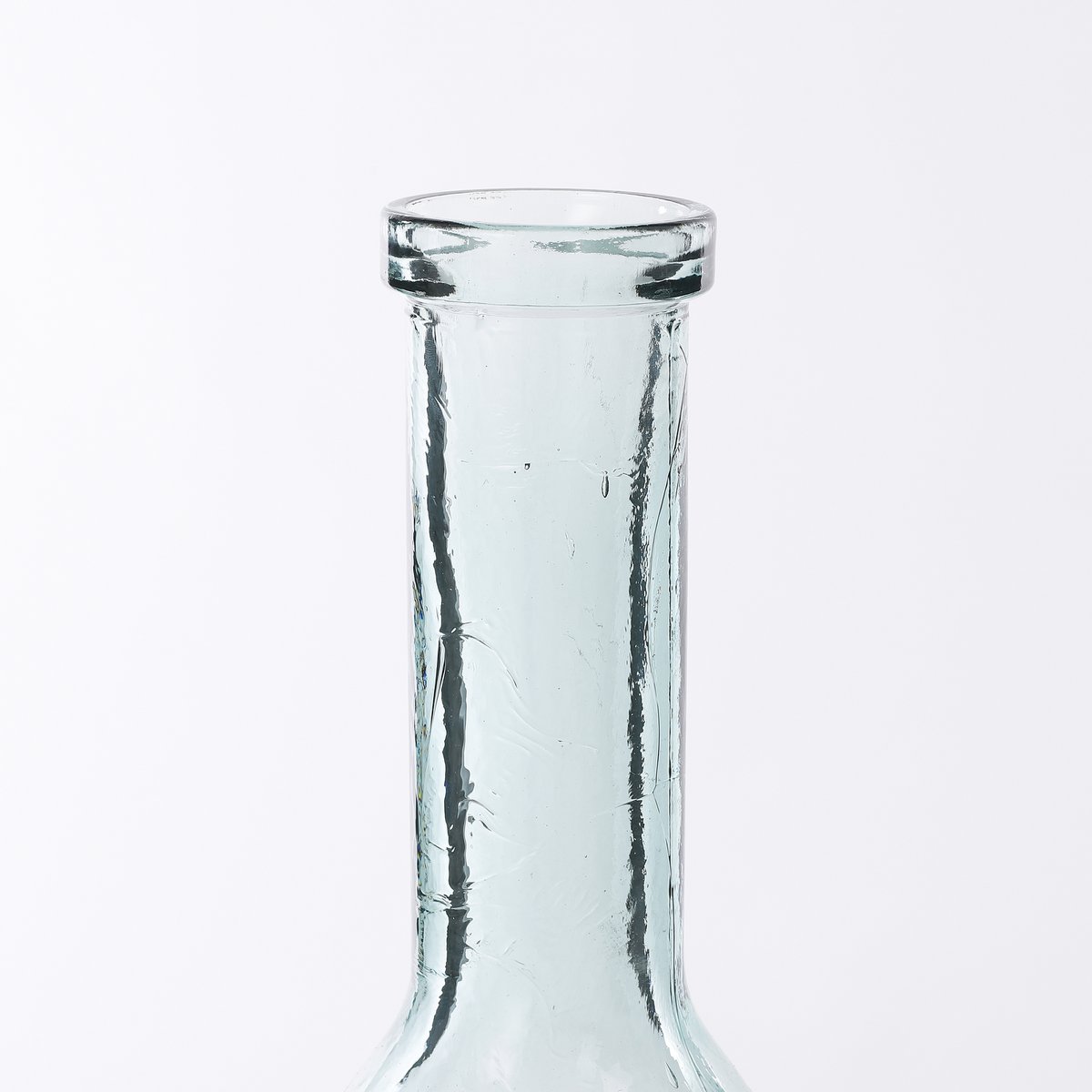 Imposante Rioja Flesvaas 100cm | XXL Gerecycled Glas Transparant