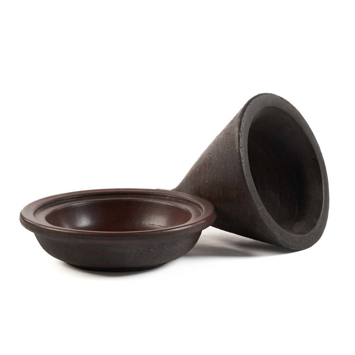 Authentieke Terracotta Tajine - Handgemaakt Kegelvormig Deksel