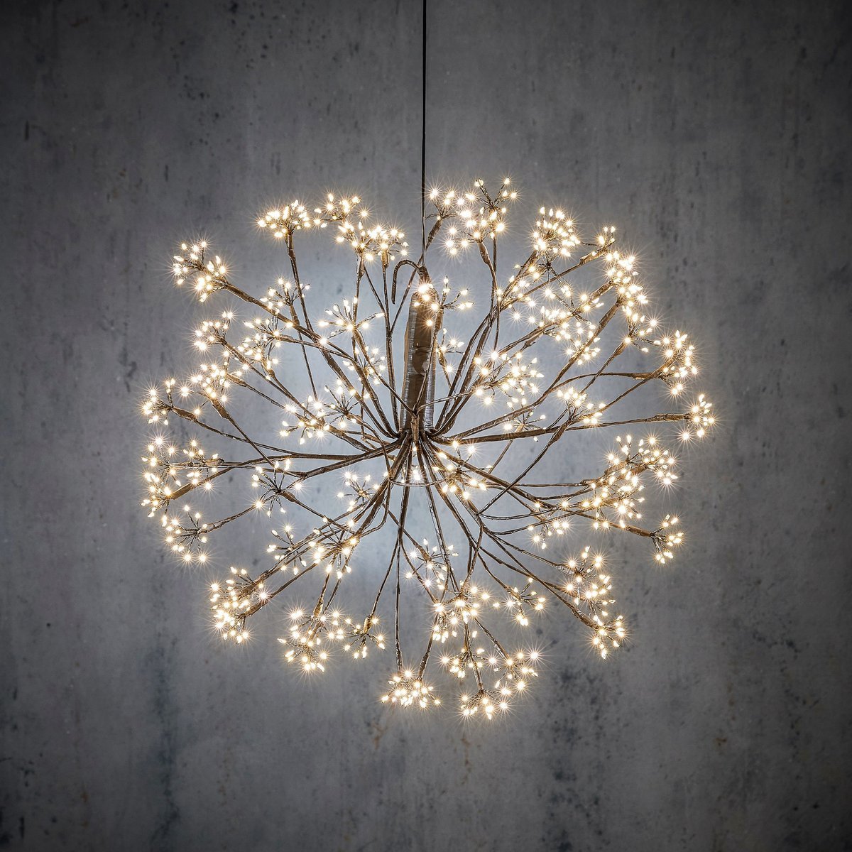 Kerstverlichting Bal Zwart - Ø50cm 1500 LED Lampjes Outdoor