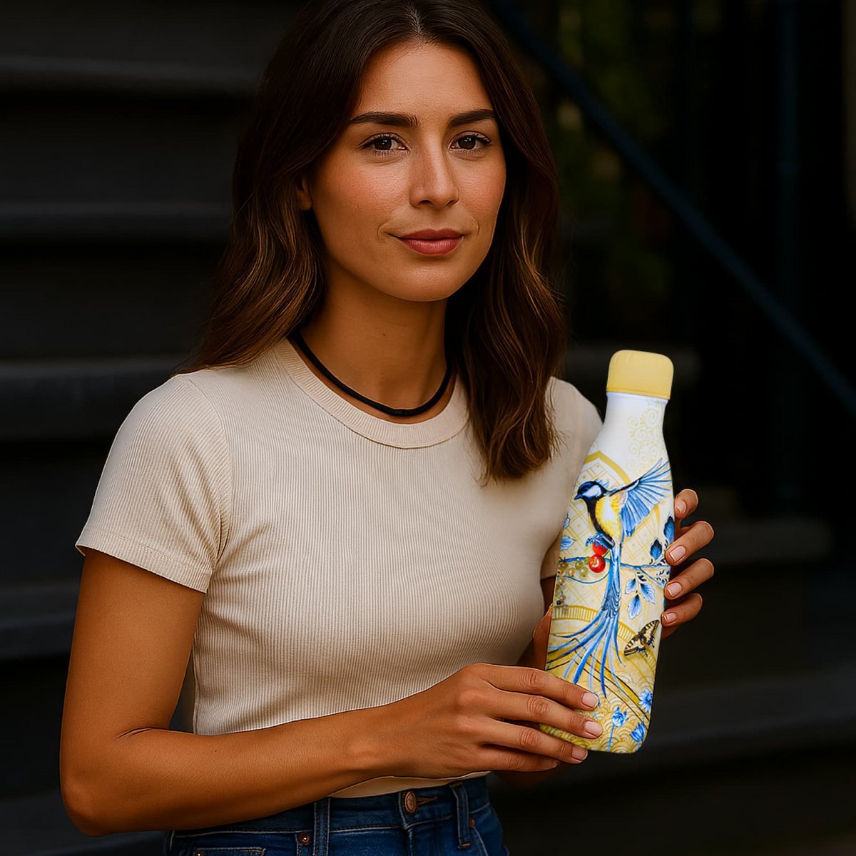 IZY Saffron Gold Drinkfles - Gouden Luxe 2.0