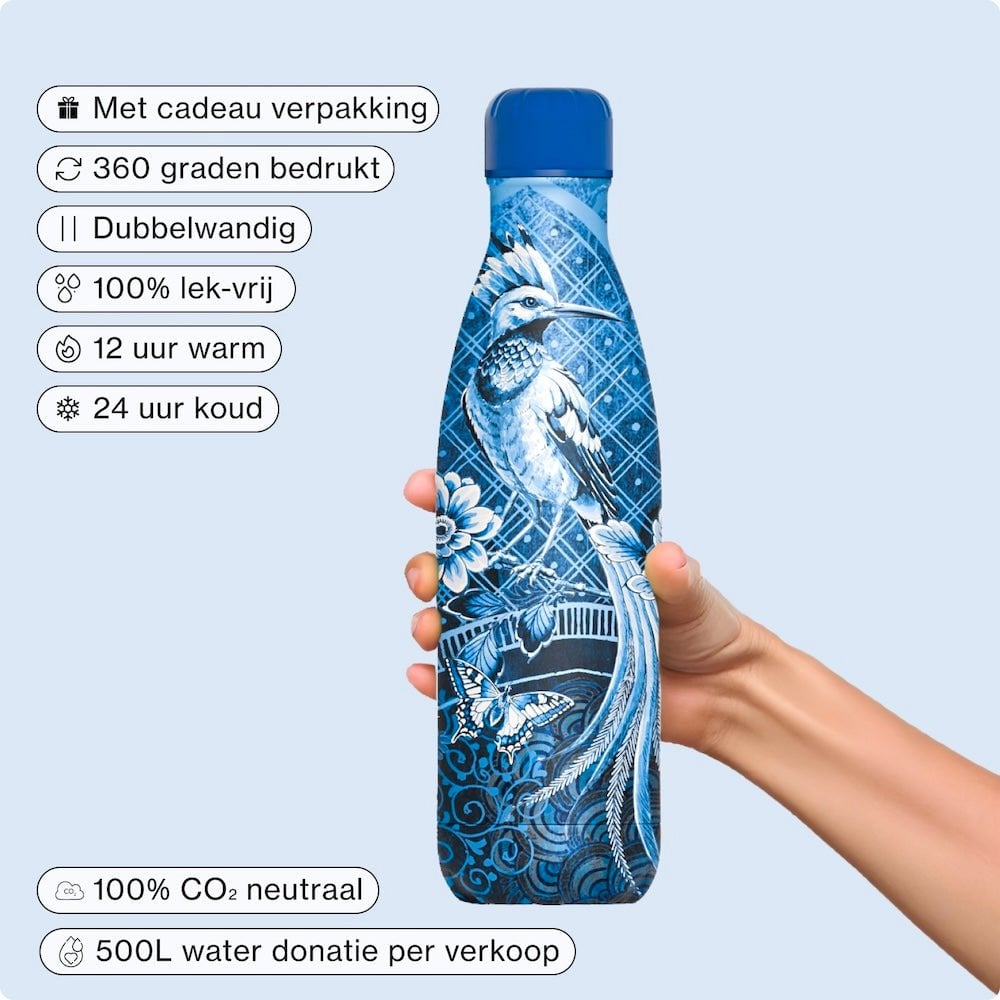 IZY Royal Blue Drinkfles - Koninklijke Elegantie 2.0