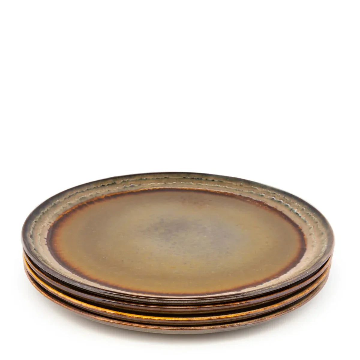 Comporta Dinerborden Set - Portugese Keramiek 4 Stuks Large