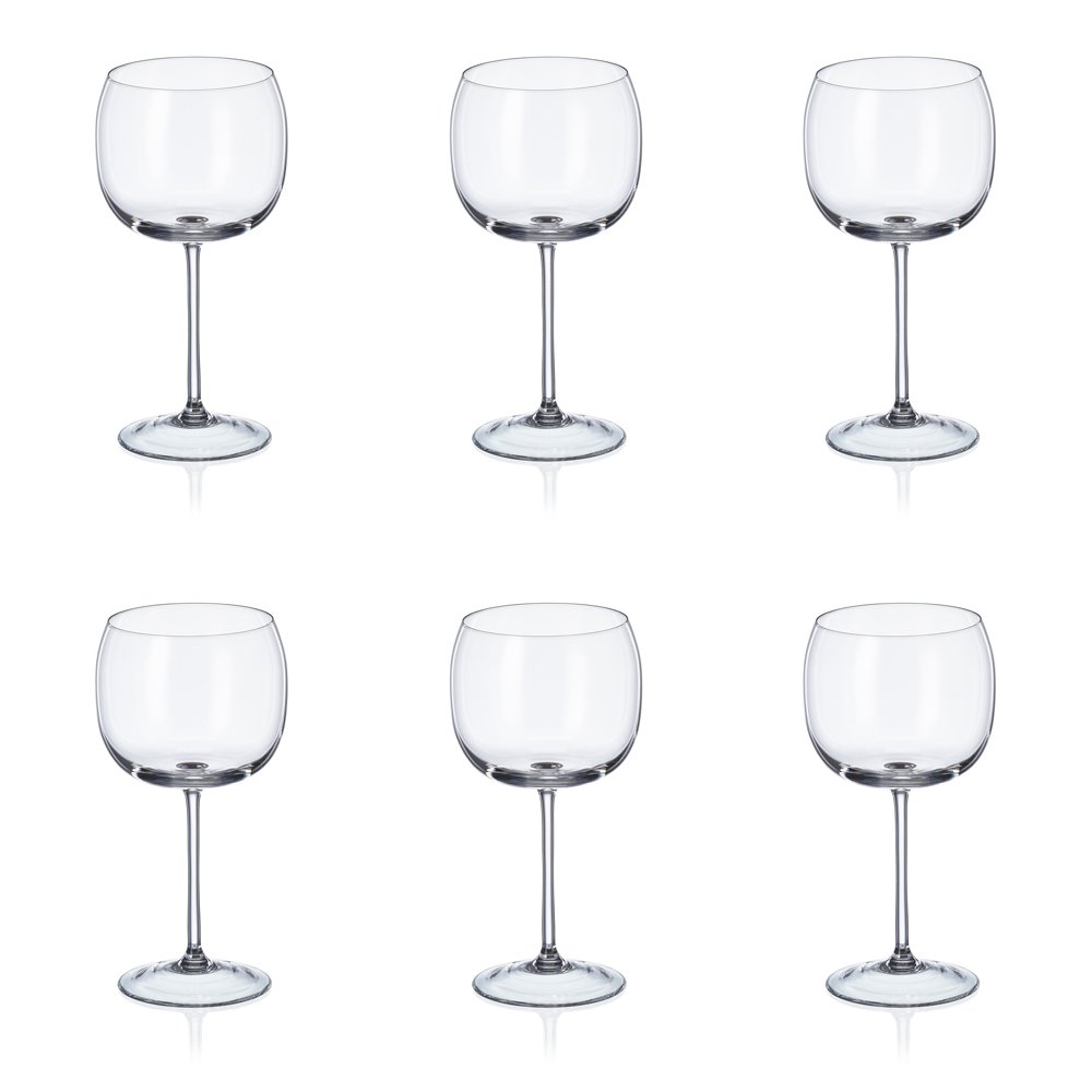 Elegante Uni Ball Wijnglazen 490ml - Set van 6 | Perfecte Vorm