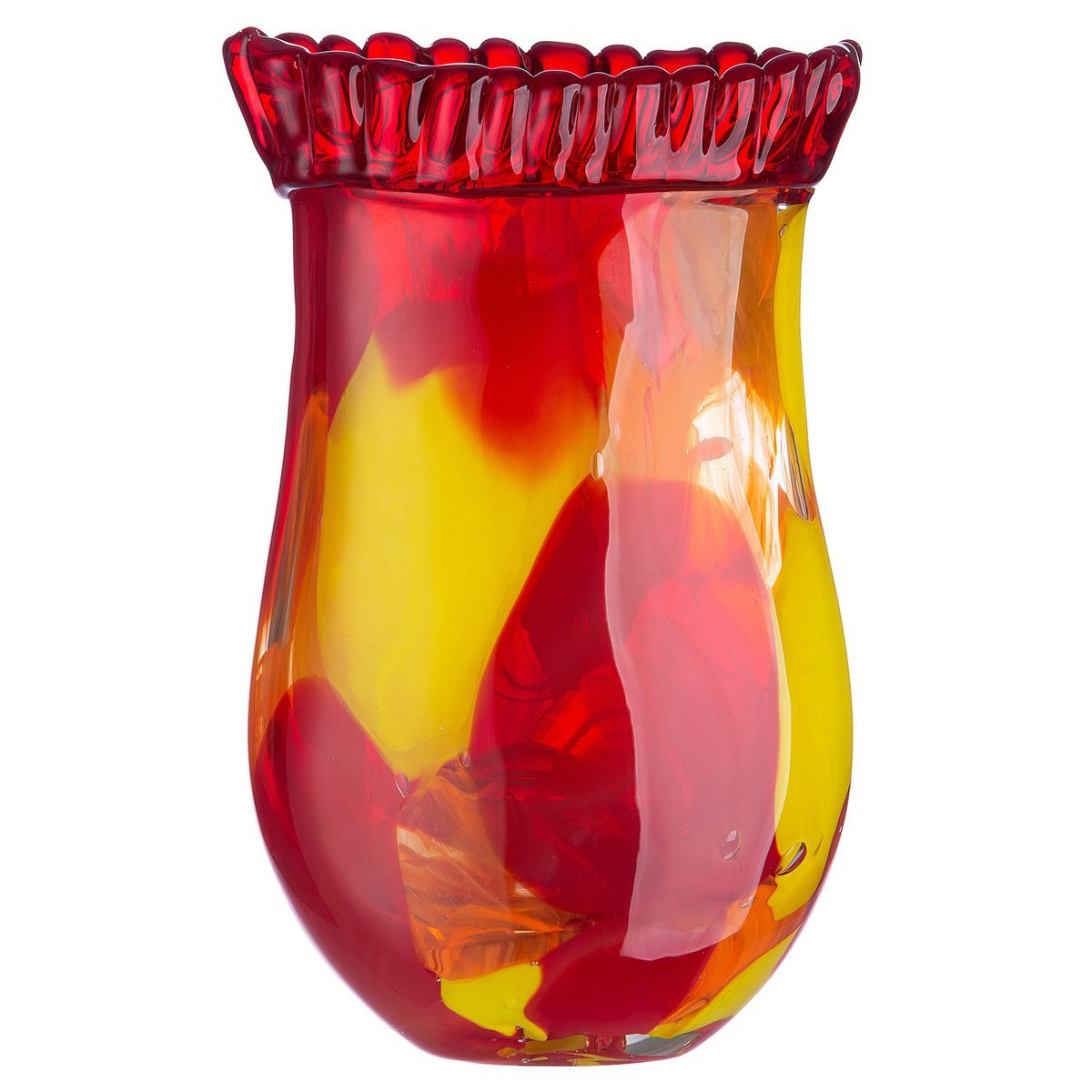 Gump Glaskunst Vaas - Kleurrijke Design Vaas