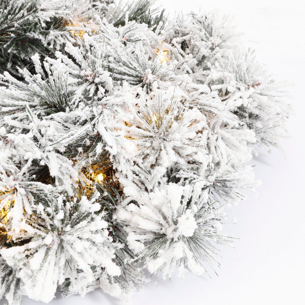Dinsmore Kerstkrans - Frosted Green LED Verlichting Ø60cm