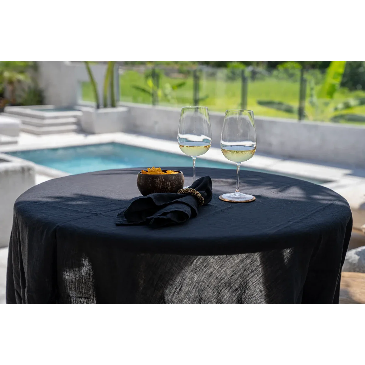 Kralenservetringen Goud Set - Luxe Tafel Elegantie 4 Stuks