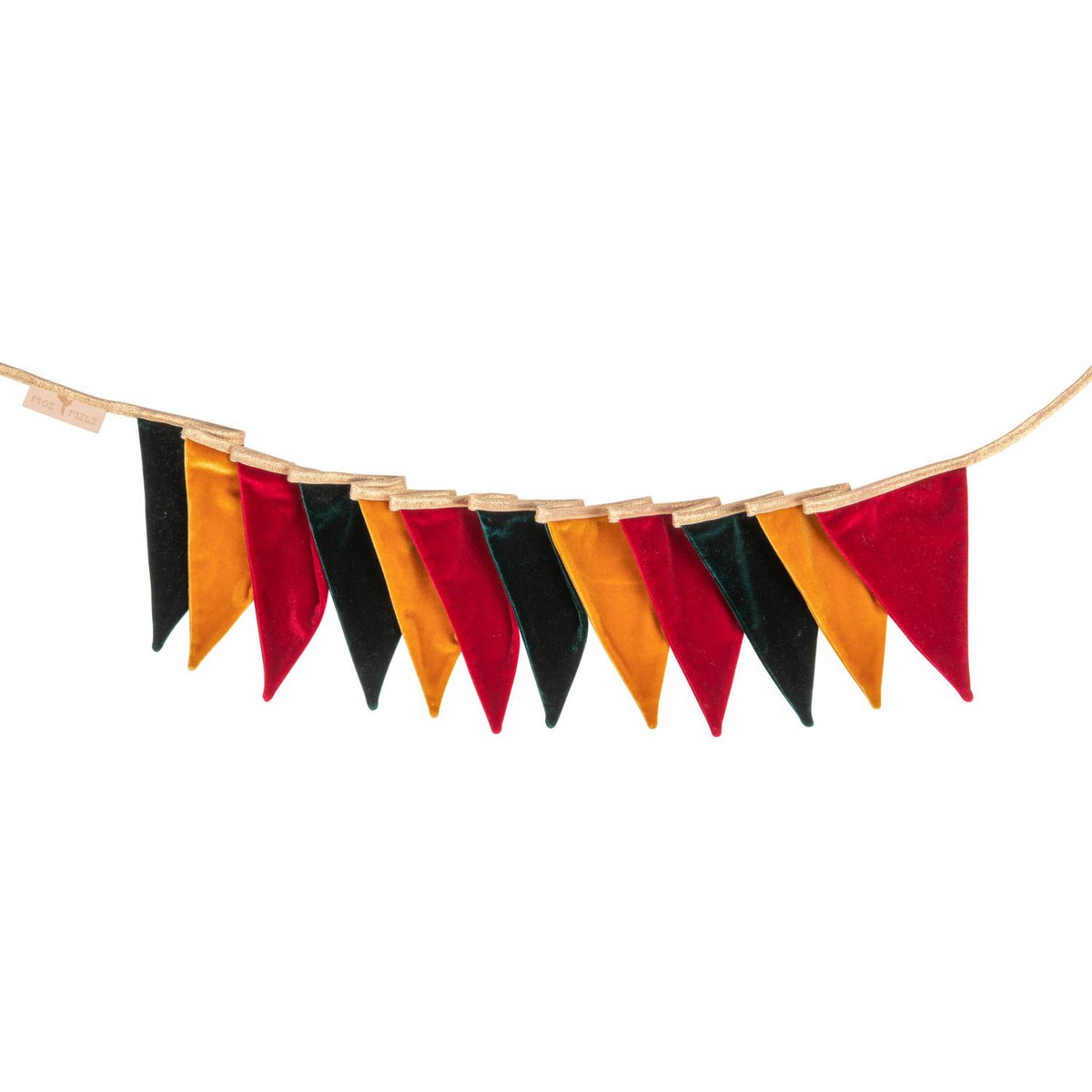 Fluwelen Kerstslinger 'Merry Christmas' - Luxe Decoratie