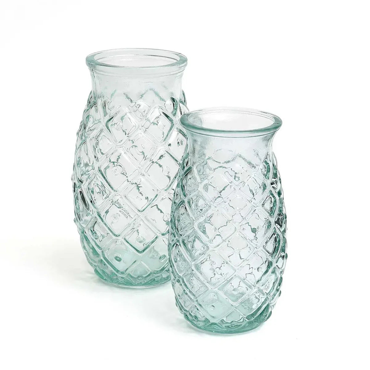 Tropisch Ananasglas Blauw Medium | Zomerse Cocktails & Drankjes