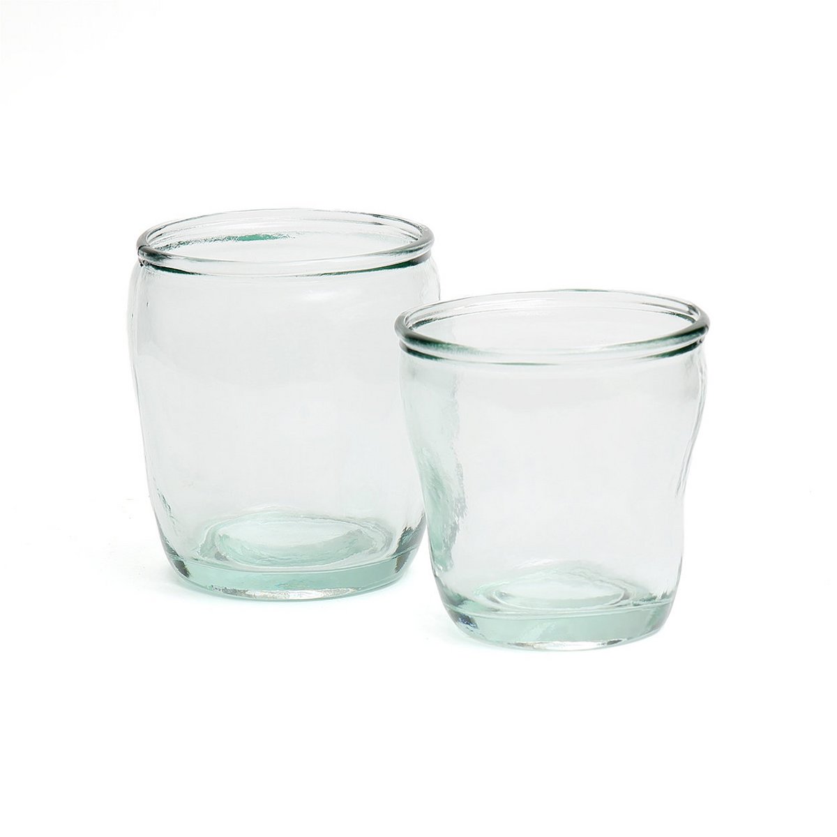 Tching Glas Blauw - Oceaan Elegantie Gerecycled