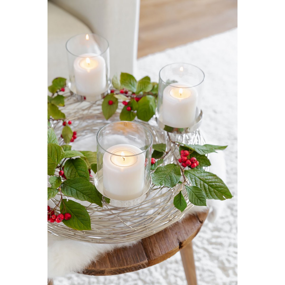 Rimini Luxe Adventskrans - Nederlandse Kersttraditie in Stijl