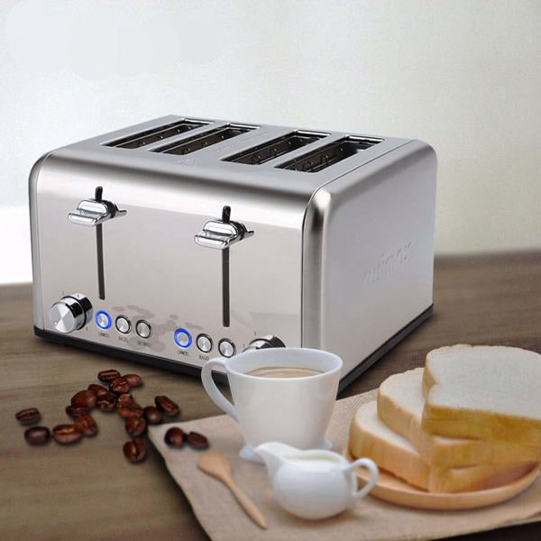 RVS Broodrooster Extra Breed - Professionele Bagel & Brood Toaster