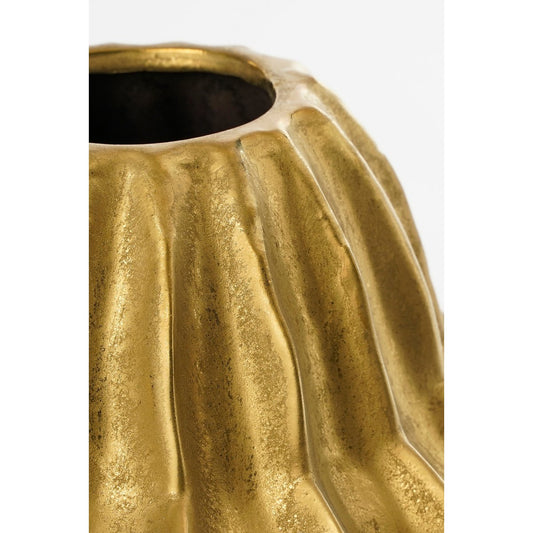 Altea Gouden Keramiek Vaas - Luxe Woonaccessoire Statement